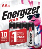 #55 | Energizer MAX AA Batteries (8 Pack), Double A Alkaline Batteries