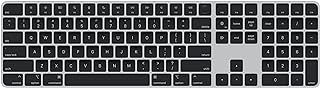 Apple Magic Keyboard with Touch ID and Numeric Keypad: Wireless, Bluetooth, Rechargeable. Works with Mac Computers with Apple Silicon; US English - Black Keys