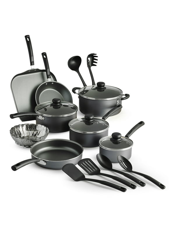 #89 | Tramontina Primaware 18 Piece Non-stick Cookware Set, Steel Gray