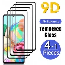 [5267 sold]:1-4Pcs 9D Tempered Glass for Samsung Galaxy A51 A52 A71 A13 A22 A32 A21S A53 Screen Protectors for Samsung S21 Plus S22 S20 FE