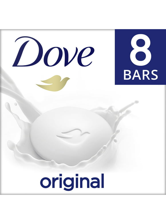 #95 | Dove Beauty Bar Gentle Skin Cleanser Original Made With 1/4 Moisturizing Cream, More Moisturizing Than Bar Soap 3.75 oz, 8 Bars