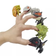 [5196 sold]:Finger Dinosaur Tricky Tyrannosaurus Model Biting Hand Fidget Mosasaurus Jurassic Dino Toy for Children Dino Movable Joints Gift