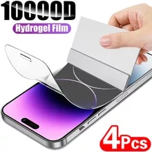 [5056 sold]:4PCS Full Cover Hydrogel Film On The For iPhone 14 13 12 11 Pro Max For iPhone XR XS MAX 6 7 8 Plus Screen Protector