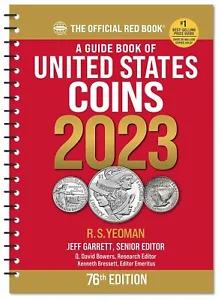 [13217 sold]New 2023 Official Red Book Guide Of US Coins Price List Catalog Spiral Whitman