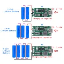 [6269 sold]:Multi-Cell 2S 3S 4S Type-C To 8.4V 12.6V 16.8V Step-Up Boost LiPo Polymer Li-Ion Charger 7.4V 11.1V 14.8V 18650 Lithium Battery