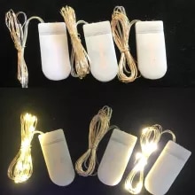 [6443 sold]:Luces Led Copper Wire Fairy Lights Battery Powered LED String Lights Party Wedding Indoor Christmas Decoration Garland Lights