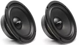 [13290 sold](2) NEW SKAR AUDIO FSX65-4 6.5-INCH 4 OHM 300W MAX CAR PRO AUDIO SPEAKERS - PAIR