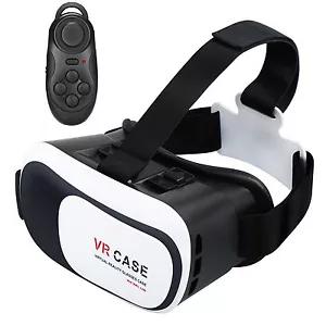 [12881 sold]Virtual Reality VR Headset 3D Glasses With Remote for Android IOS iPhone Samsung