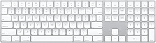 Apple Magic Keyboard with Numeric Keypad: Wireless, Bluetooth, Rechargeable. Works with Mac, iPad, or iPhone; US English - White