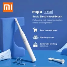 [8672 sold]:XIAOMI MIJIA T100 Sonic Electric Toothbrush USB Rechargeable Toothbrush IPX7 Waterproof Ultrasonic Automatic Tooth Brush