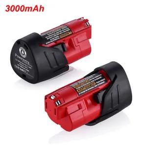 [10198 sold]For Milwaukee M12 48-11-2401 Li-Ion Lithium 12V 12 Volt 3000mAh Battery 1 Pack