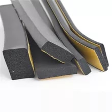 [5241 sold]:Rubber Self Adhesive Sponge Seal Strip Width10-30mm Thick 2-20mm Single Sided Adhesive EVA Black Foam Anti-collision Seal Gasket