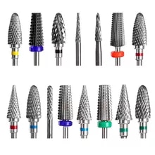 [11332 sold]:Dmoley Cone Carbide Tungsten Nail Drill Bit Manicure Drill For Milling Cutter Nail Files Buffer Nail Art Equipment Accessory