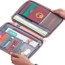 [5677 sold]:Hot Travel Wallet Family Passport Holder Creative Waterproof Document Case Organizer Travel accessories Document Bag Cardholder