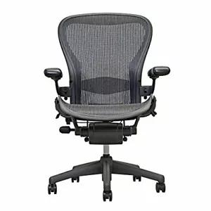 [10940 sold]Herman Miller Aeron Chair Open Box Size B Fully Loaded ( Black Chair )