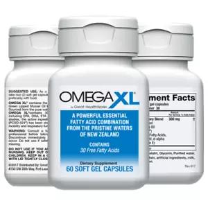 [49867 sold]Omega XL 60ct by Great HealthWorks: Small, Potent, Joint Pain Relief - Omega-3