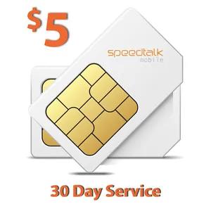 [11434 sold]$5 SpeedTalk GPS Tracker SIM Card Works With All GPS Tracker USA, Canada, Mexico