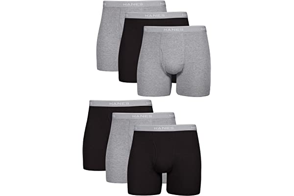 #86 | Hanes Ultimate Men's 5-Pack Assorted ComfortSoft Waistband Boxer Brief