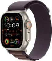 Apple Watch Ultra 2 GPS + Cellular 49mm Titanium Case with Indigo Alpine Loop  (Large) - Silver