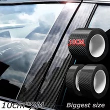 [8722 sold]:Nano Carbon Fiber Car Sticker DIY Paste Protector Strip Auto Door Sill Side Mirror Anti Scratch Tape Waterproof Protection Film