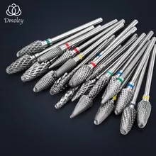 [35135 sold]:Dmoley Ceramic Tungsten Nail Drill Bit Electric Manicure Drills For Machine Milling Cutter Nail Burr Pedicure Accessories Tools