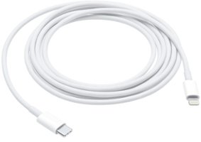 #91 | Apple - 6.6' (2M) USB Type C-to-Lightning Charging Cable - White