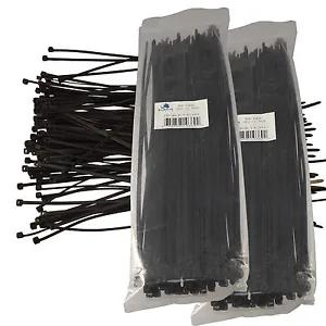 [10662 sold]NEW BLACK 200 PCS. 12 INCH ZIP TIES NYLON 40 LBS UV WEATHER RESISTANT WIRE CABLE