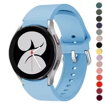 [8609 sold]:Strap For Samsung Galaxy Watch 4 40mm 44mm 5 pro smartwatch Silicone Sport correa Bracelet Galaxy Watch 4 classic 42mm 46mm band