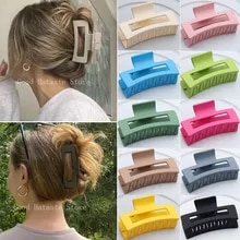 [28144 sold]:Korean Women Girls Plastic Hair Claws Hair Clips Headwear Large Size Hairpin Crab Barrette Fashion Ornament Hair Accessories