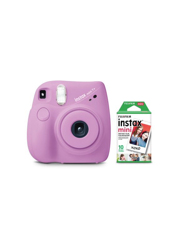 #96 | Fujifilm INSTAX Mini 7+ Exclusive Blister Bundle with Bonus Pack of Film (10-pack Mini Film), Lavender