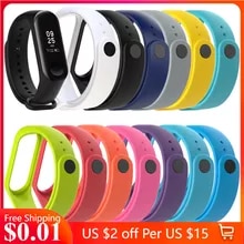 [17850 sold]:Strap For Xiaomi Mi Band 6 5 4 3 7 Silicone Bracelet Sport Wrist Replacement Strap Soft For Mi band 7 5 4 Wristband Accessories