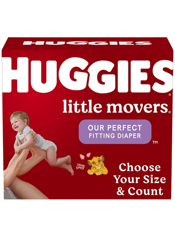 #16 | Huggies Little Movers Baby Diapers, Size 4, 104 Ct