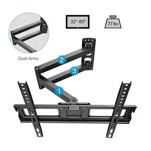 [13383 sold]FULL MOTION LCD LED TV WALL MOUNT BRACKET SWIVEL TILT 32 36 40 42 46 49 50 55 60